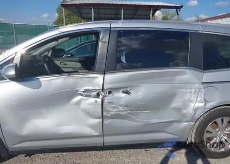 2014 Honda Odyssey Ex-L z USA, uszkodzony, nr VIN 5FNRL5H66EB116686